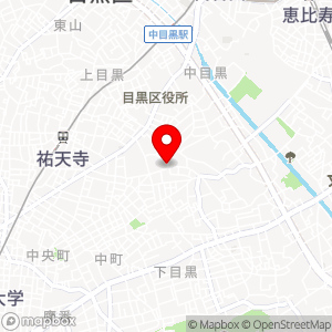 マンスリー中目黒5丁目駐車場の地図