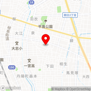 アオキスーパー 一宮店の地図