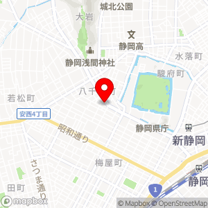 ファミリーマート 静岡車町店の地図