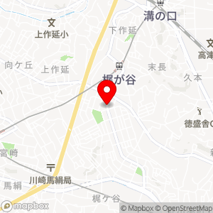 三井のリパーク 川崎梶ケ谷2丁目の地図