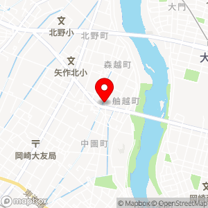 ローソン 岡崎舳越町店の地図