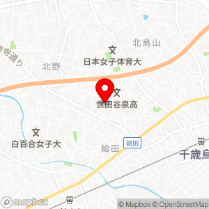 名鉄協商パーキング 世田谷給田の地図