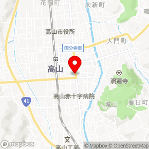 名鉄協商パーキング 高山陣屋西の地図