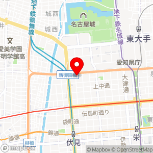 名鉄協商パーキング 丸の内2丁目の地図