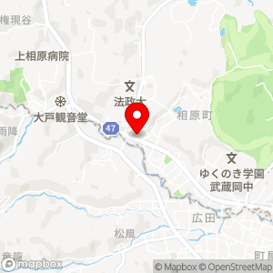 ローソン 町田法政大学前の地図