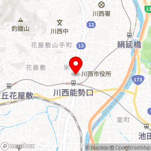 セブン-イレブン 川西能勢口駅前店の地図