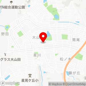 名鉄協商パーキング 大山田団地の地図