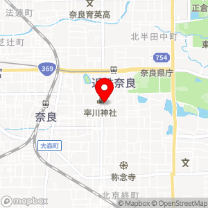NPC24H 奈良本子守町の地図