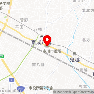 ファミリーマート 市川八幡二丁目店の地図