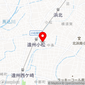 ボーテ 浜北中条店の地図