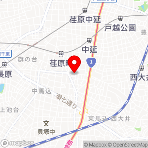コインパーク 北馬込2丁目の地図