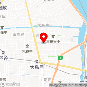 セブン-イレブン 大田区東糀谷2丁目店の地図