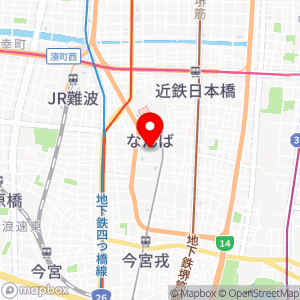 北野エース フーズブティック なんばパークス店の地図