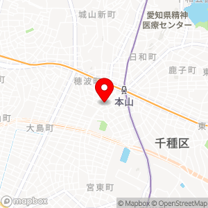 石温SPA 名古屋本山店の地図