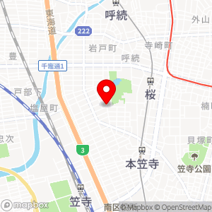 名鉄協商パーキング 曽池町第3の地図