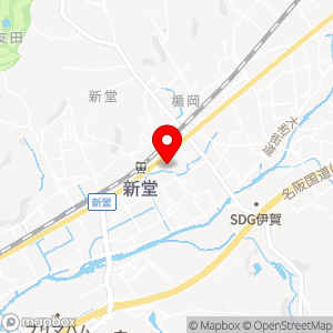 オークワ 伊賀新堂店の地図