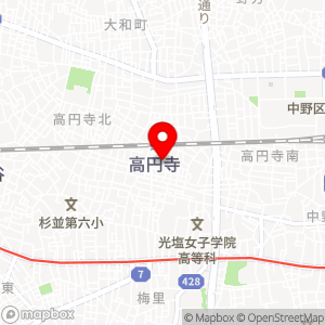 OKストア 高円寺店の地図