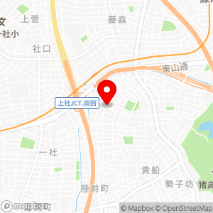 名鉄協商パーキング 上社4丁目の地図