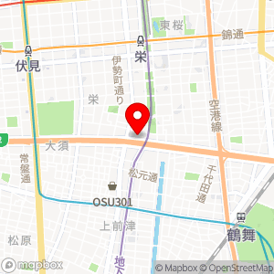 三井のリパーク 栄第45の地図