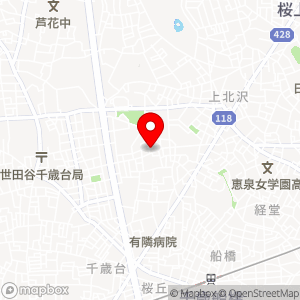 世田谷船橋第６駐車場の地図