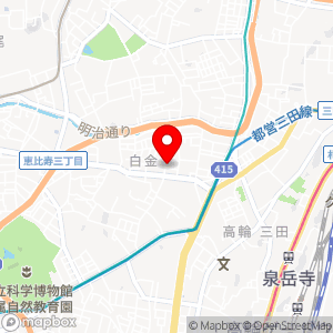 エコロパーク 白金第5の地図