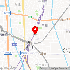 名鉄協商パーキング 金山第2の地図