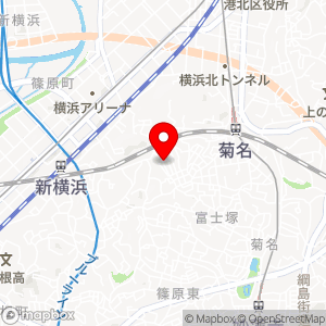 ミニヨン菊名駐車場の地図