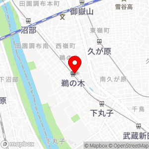 ファミリーマート 鵜の木駅前店の地図