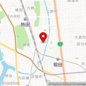 UR都市機構　花表団地駐車場の地図