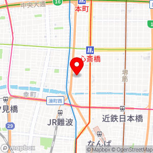 ローソン 西心斎橋二丁目店の地図
