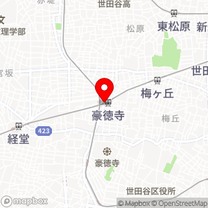 セブン-イレブン 小田急豪徳寺店の地図