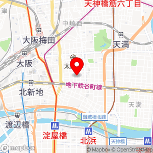 GSパーク 西天満六丁目の地図