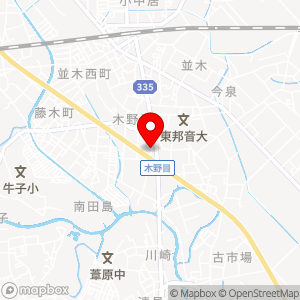 エコス 木野目店の地図