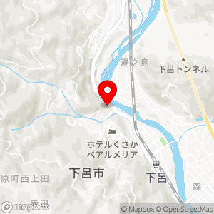 下呂温泉キャンプ場の地図