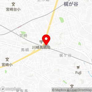 馬絹駐車場の地図