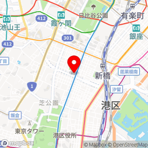 肉のハナマサ 西新橋店の地図