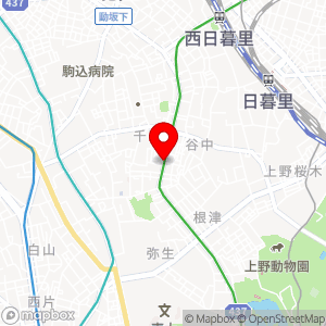 KF-Park 千駄木の地図