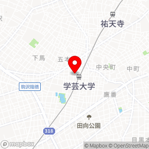 ファミリーマート 学芸大学駅西店の地図