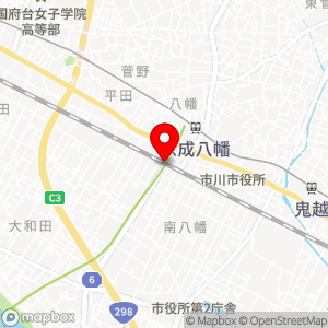 ファミリーマート 本八幡駅西店の地図