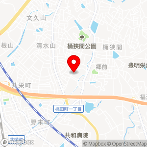桶狭間荘駐車場の地図