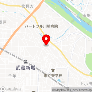 ローソン 中原上小田中一丁目の地図