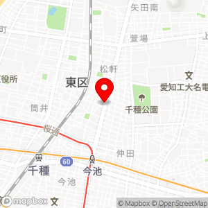 名鉄協商パーキング 都通の地図