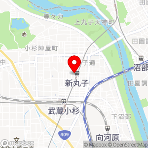 セブン-イレブン 川崎新丸子駅前店の地図