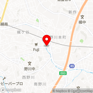 ファミリーマート 野川店の地図