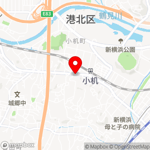 ローソンストア100 港北小机町店の地図