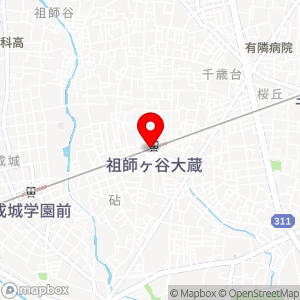 セブンイレブン 小田急祖師ヶ谷大蔵の地図