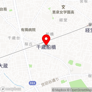 ファミリーマート 千歳船橋駅南店の地図