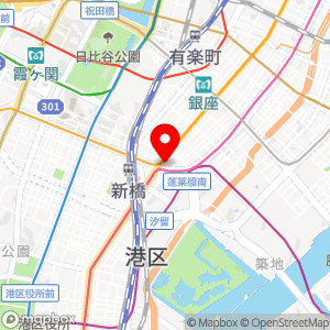 オールドルーキーサウナ 銀座中央通り店の地図