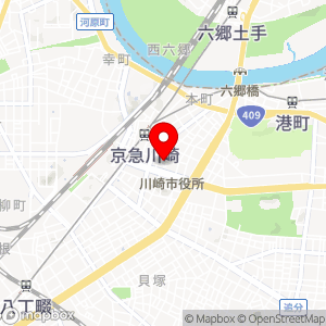 ローソンストア100 川崎砂子一丁目店の地図