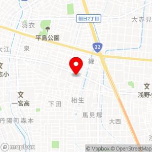 ファミリーマート 一宮白旗通店の地図